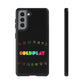 Premium Tough Case for Samsung S21 to S25 Ultra Showcasing Coldplay’s Signage