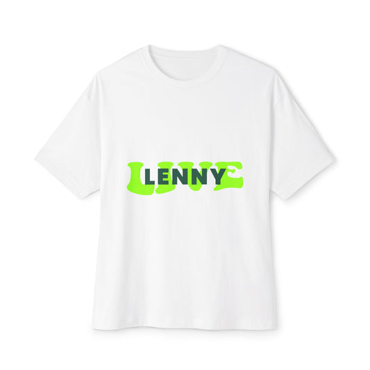 Live Lenny Pop Unisex Oversized Boxy tee