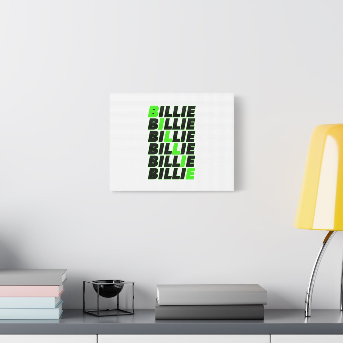 Minimal Block Statement Matte Canvas
