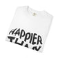Happier Heart Lettering Unisex Dyed T-shirt
