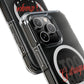 Signature Flame Script Magnetic Clear Impact Case