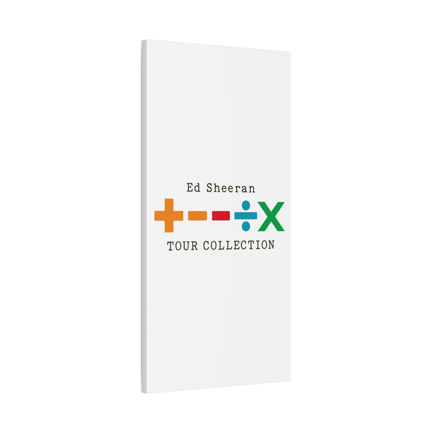 Matte Stretched Canvas, 1.25" Depth – Ed Sheeran Edition