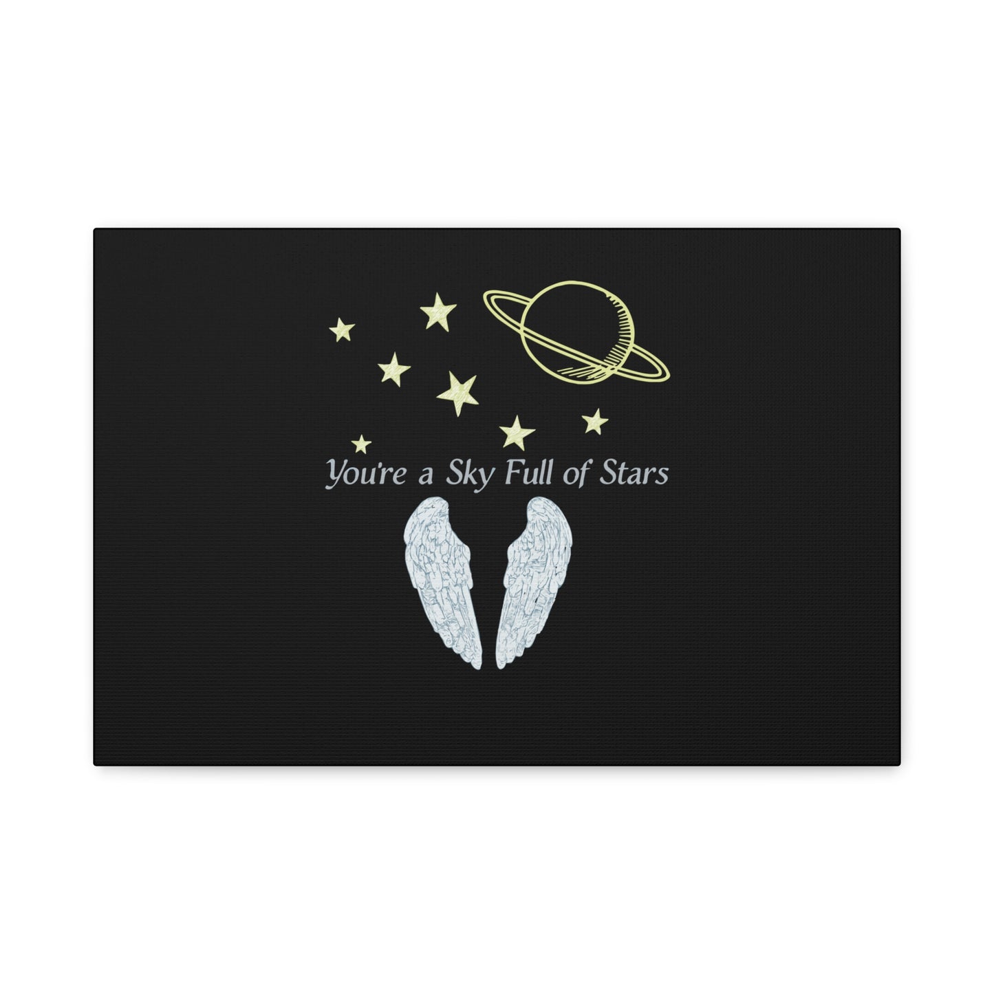 Starry Sky Wings Canvas
