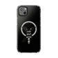 Abstract Paw and Brush Stroke Magnetic Clear Impact Case