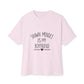 Muted Bloom Unisex Oversized Boxy Tee