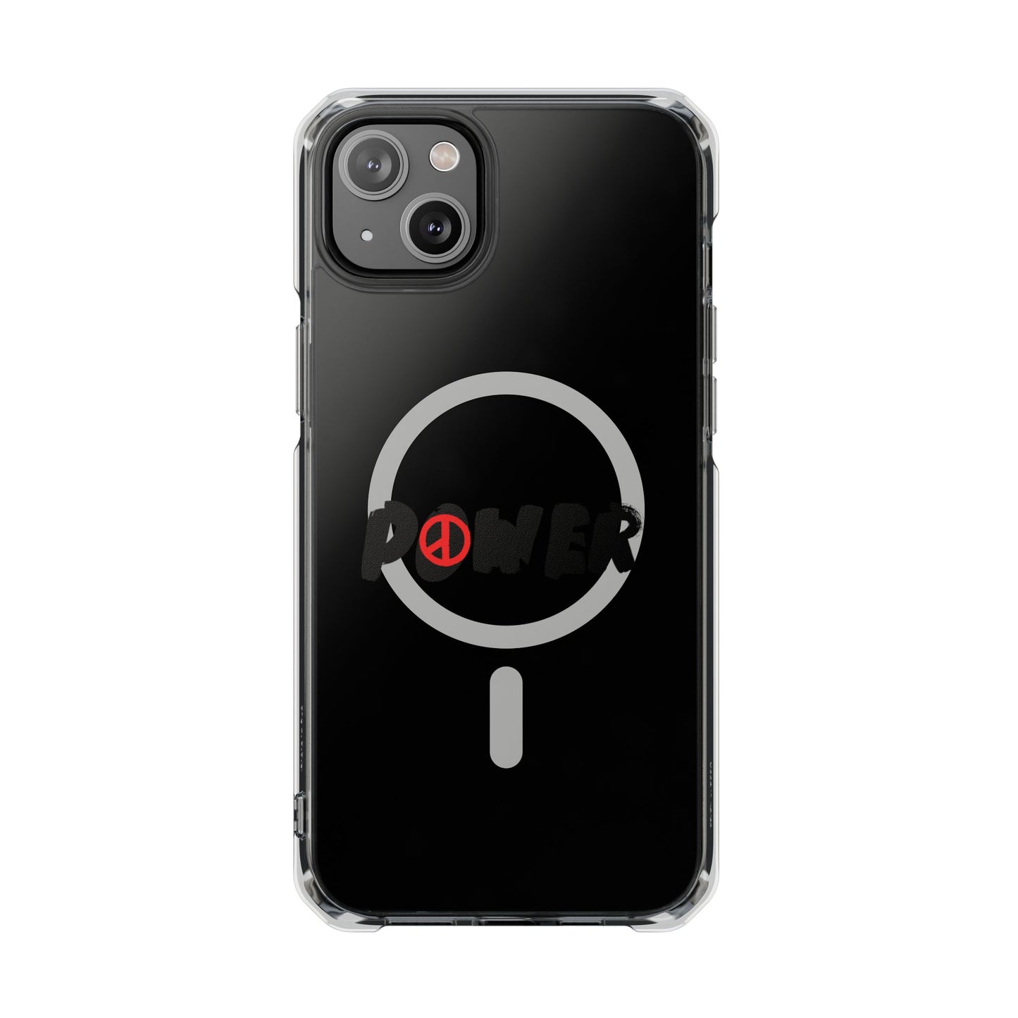 Peace Vibes Streetwear Magnetic Clear Impact Case