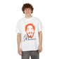 Unisex Garment-Dyed Drop-Shoulder T-Shirt – Post Malone Name Design with Picture