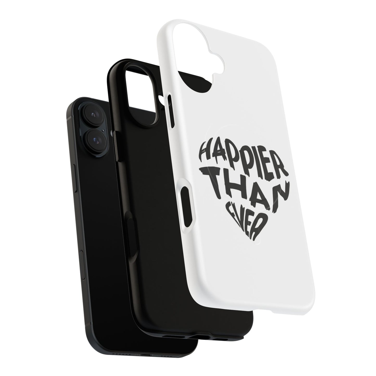 Happier Heart Lettering Tough Magnetic Case