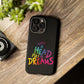 Premium Tough Case for iPhone 12 to 16 Pro Max Showcasing Coldplay’s Iconic A Head Full of Dreams