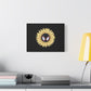 Sunflower Mask Illustration Canvas