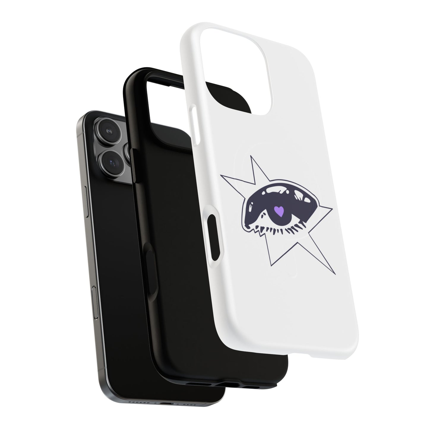 Purple Starry Eye Tough Magnetic phone case