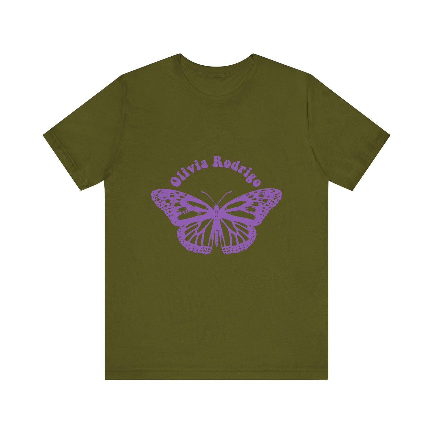 Olivia Rodrigo Unisex Jersey Short Sleeve Tee - With Butterfly