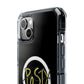 Abstract Black Barbed Wire Magnetic Impact Case