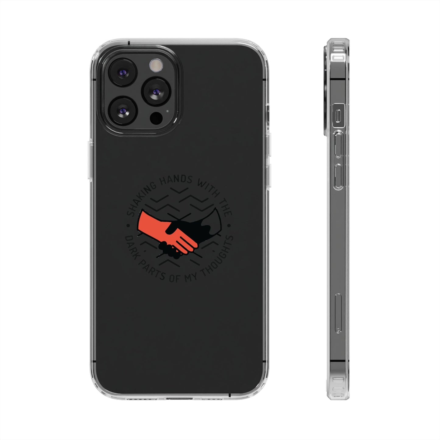 Dark Grip Clear Case
