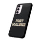 Tough Samsung Case (S20–S25) – Post Malone Bold Design