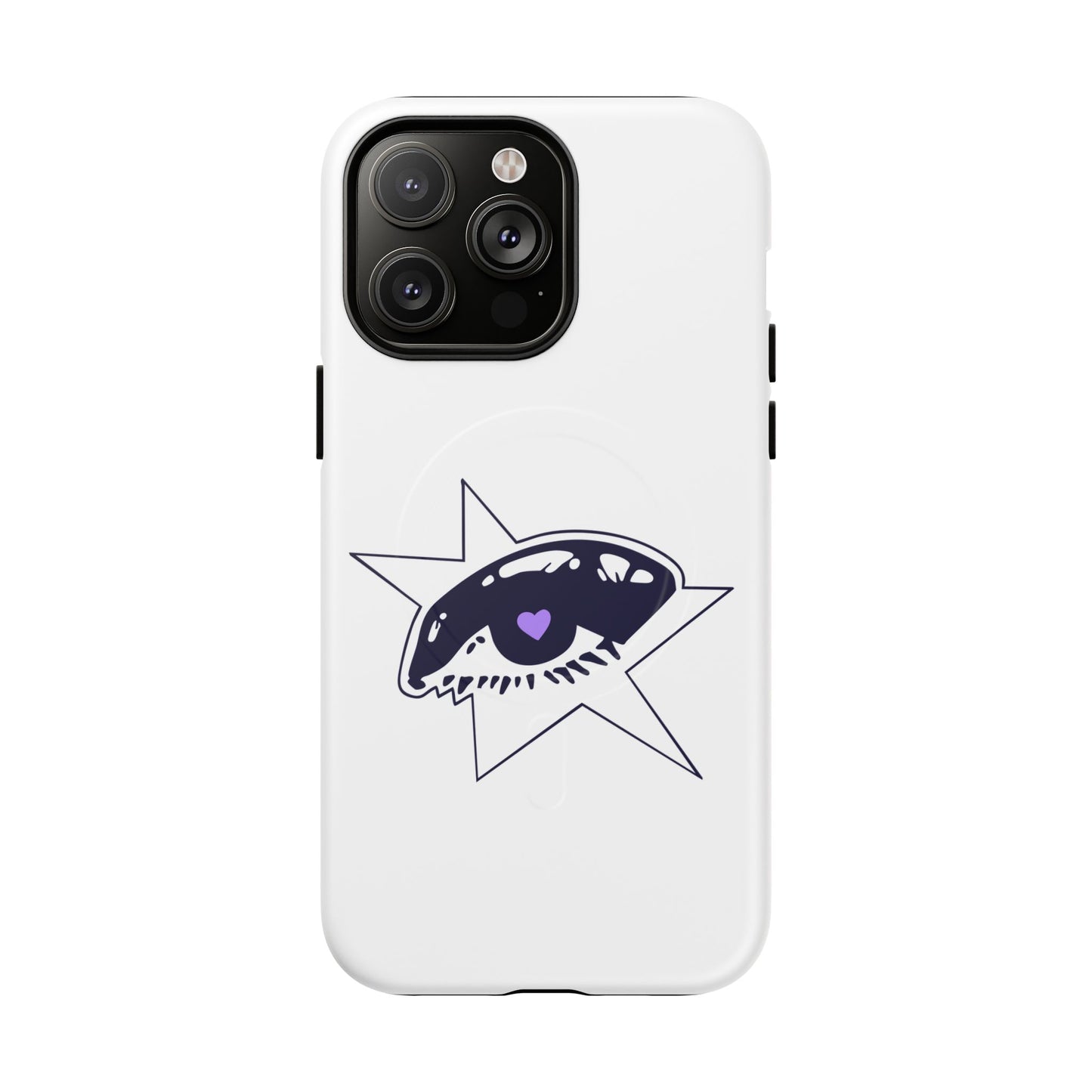Purple Starry Eye Tough Magnetic phone case