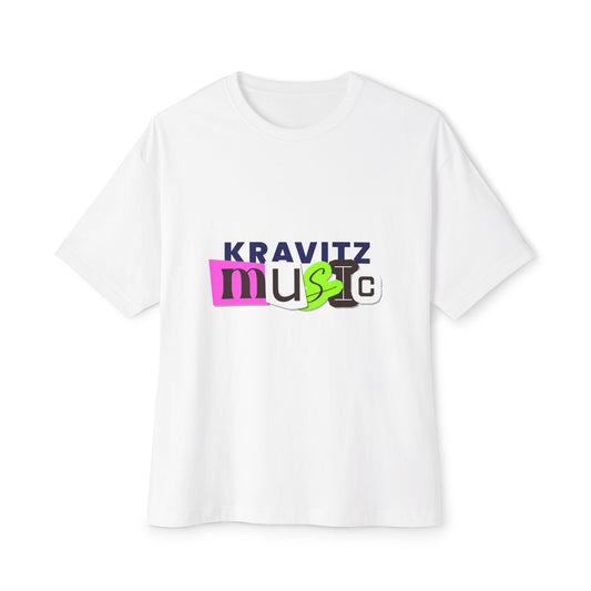 Mixed Tape Music Unisex Oversized Boxy tee