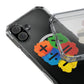 Orange Equals Symbol Magnetic Clear Impact Case