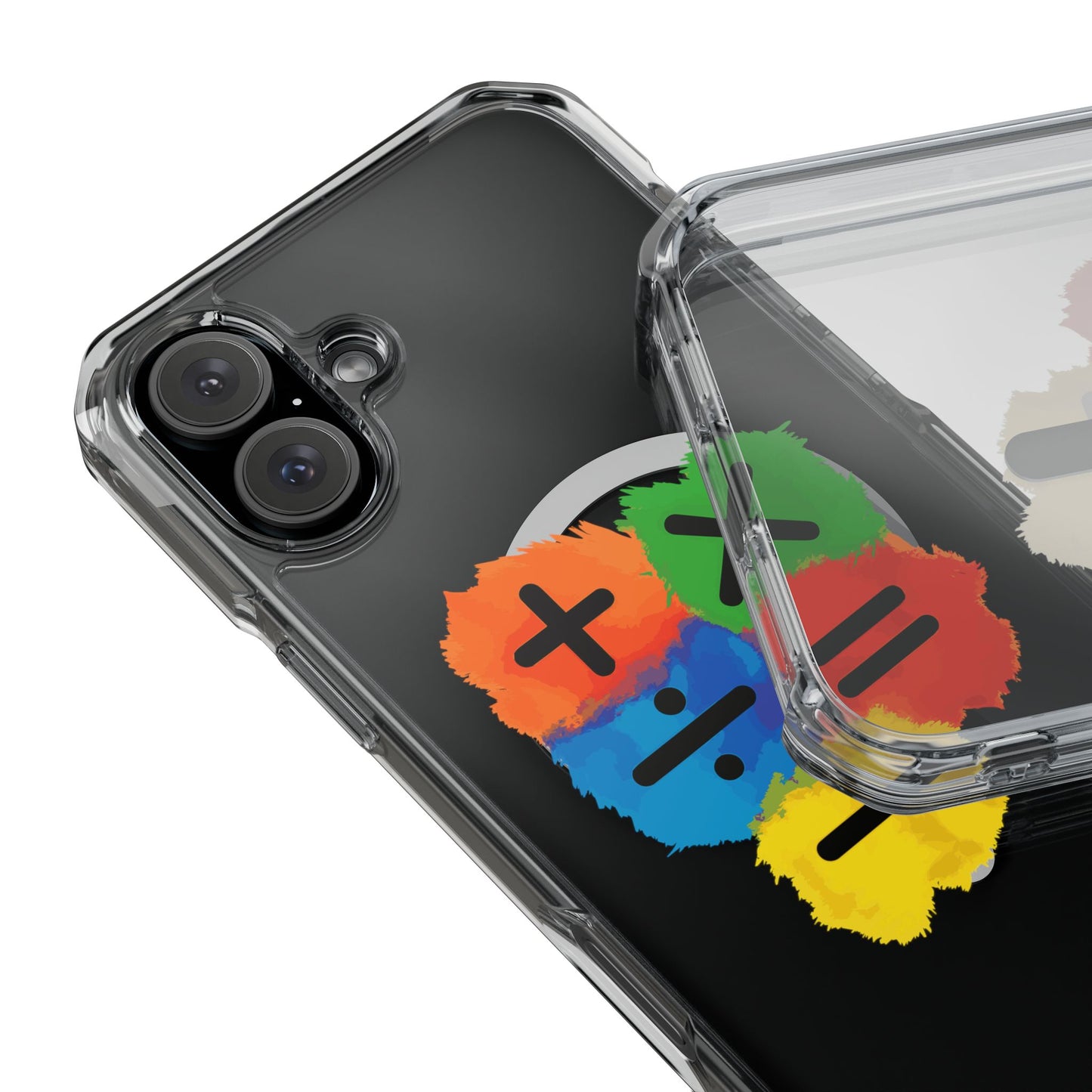 Orange Equals Symbol Magnetic Clear Impact Case