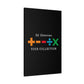 Matte Stretched Canvas, 1.25" Depth – Ed Sheeran Black Edition