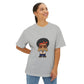 Afro Disco Mood Unisex Oversized Boxy Tee