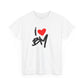 Sketch Love Groove Unisex Heavy cotton Tee