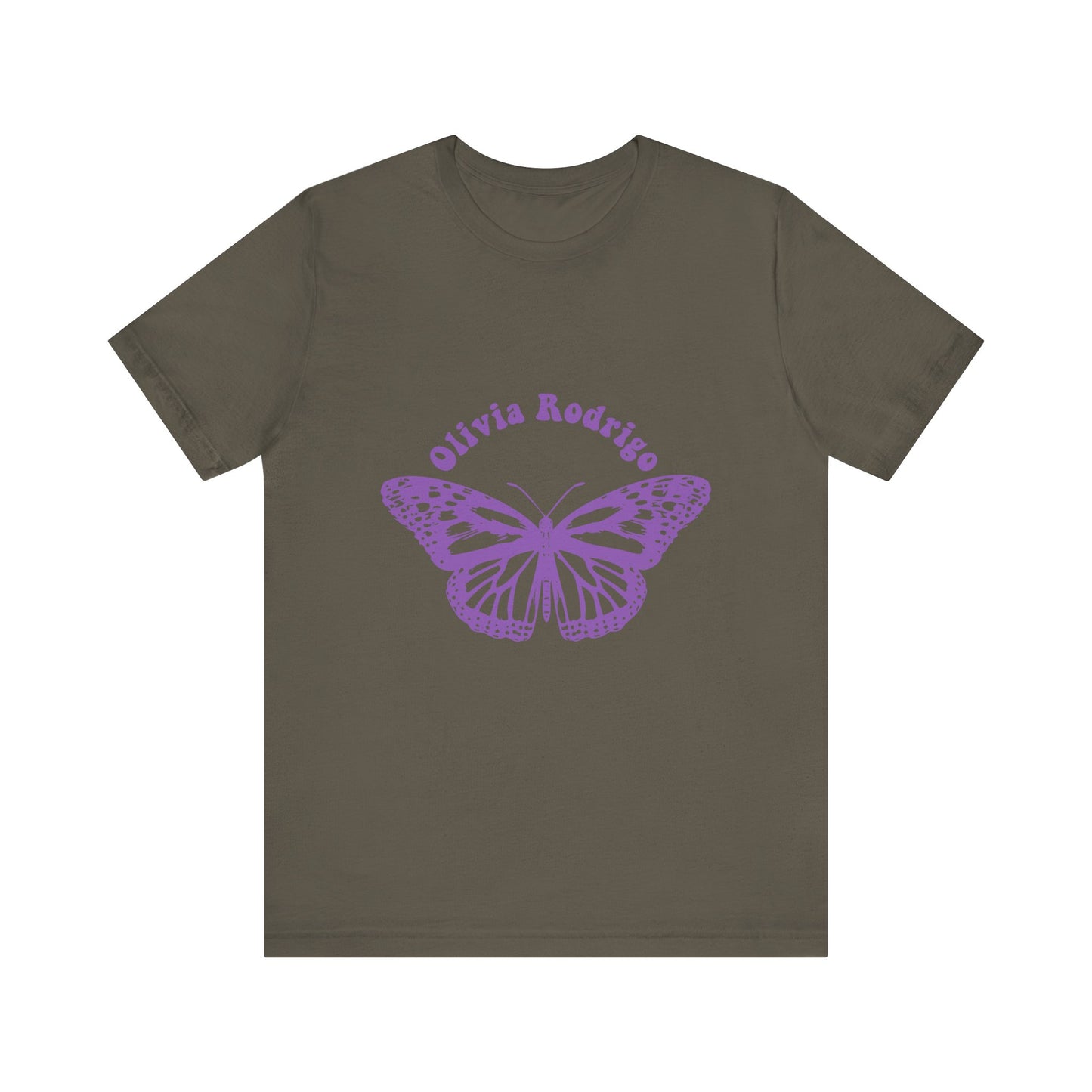 Olivia Rodrigo Unisex Jersey Short Sleeve Tee - With Butterfly