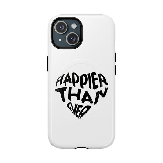 Happier Heart Lettering Tough Magnetic Case