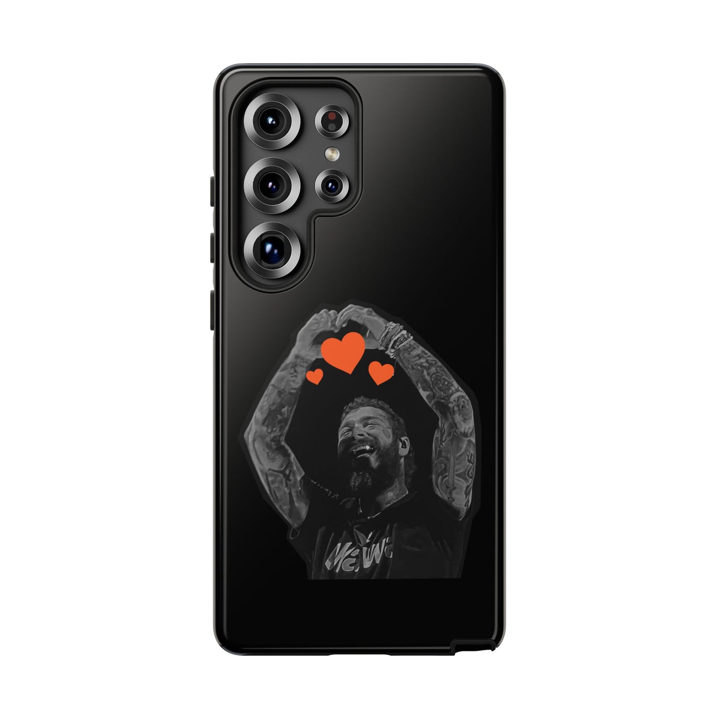 Tough Samsung Case (S20–S25) – Post Malone Heartfelt Wishes