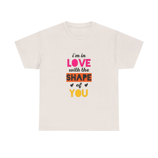 Orange Divide Symbol Unisex Heavy Cotton Tee