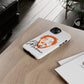 Tough iPhone Case (12–16 Pro Max) – Post Malone Name Design with Picture
