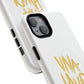 Golden Brush Script Tough Magnetic Case