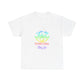 Vibrant Eye and Text Unisex Cotton Tee