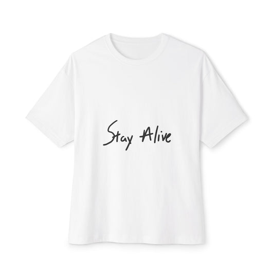 Shadow Pulse Unisex Oversized Boxy Tee