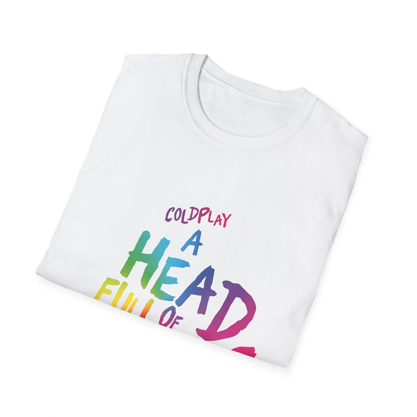 Unisex Softstyle T-Shirt Inspired by Coldplay’s Iconic A Head Full of Dreams