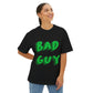 Bold 3D Bad Mood Unisex Oversized Tee