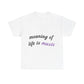 Feel the Music Vibe Unisex Heavy cotton tee