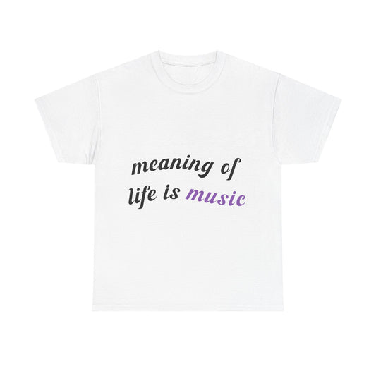 Feel the Music Vibe Unisex Heavy cotton tee