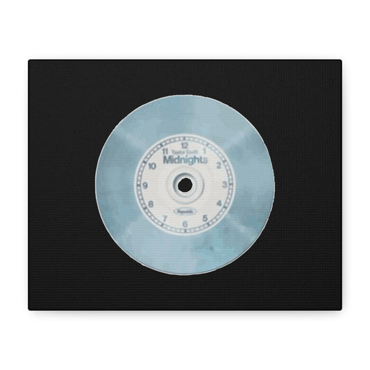 Midnight Vinyl Vibes Matte Canvas