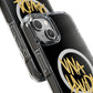 Golden Brush Script Magnetic Clear Impact case