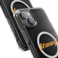 Orange Lightning Text Logo Magnetic Impact Case