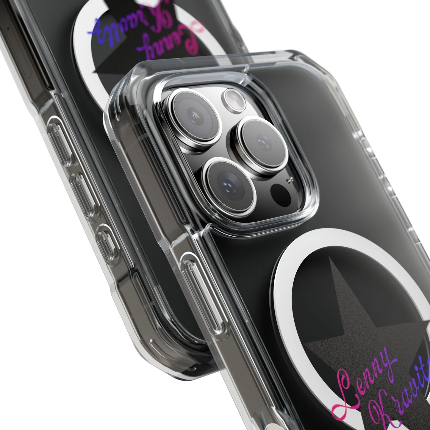 Retro Groove Script Magnetic clear Impact case
