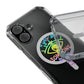 Rainbow Lunar Phases Magnetic Clear Impact case