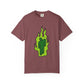 Green Flame Icon Unisex Dyed T-shirt
