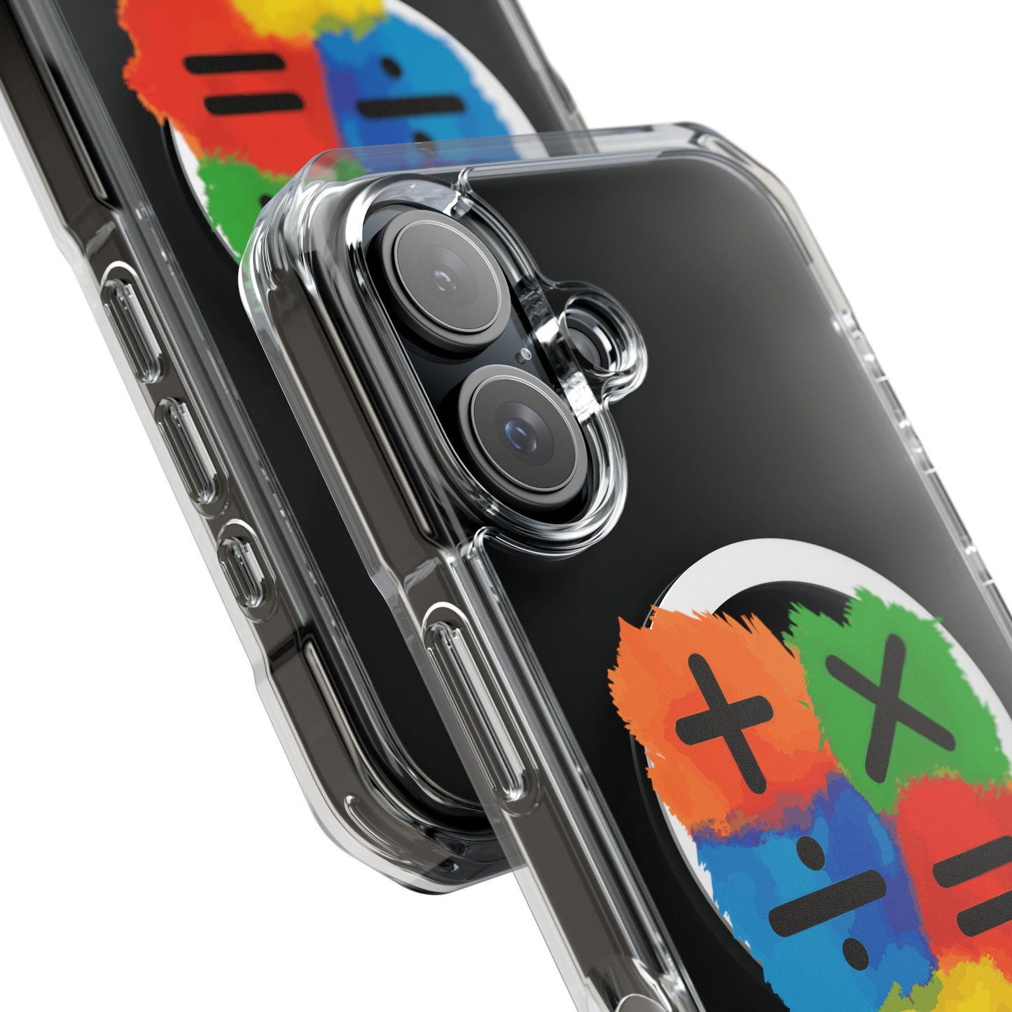 Orange Equals Symbol Magnetic Clear Impact Case
