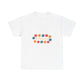 Retro Floral Groove Unisex Heavy cotton tee