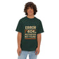 Unisex Oversized Tee – Snazzy Error 404 Edition