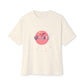 Pastel Planet & Universe Unisex Oversized Boxy Tee