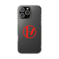 Crimson Orbit Clear Case