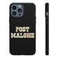 Tough iPhone Case (12–16 Pro Max) – Post Malone Bold Design